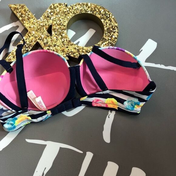 Victoria Secret floral foam padded push-up bra - Picture 4 of 6